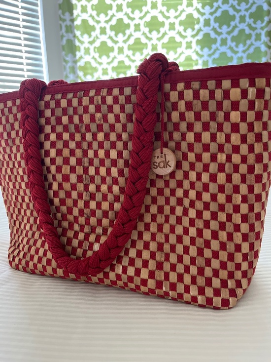 The Sak Handbags - Vintage The Sak Basket-weave Tote Bag